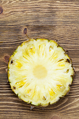 Image showing cross section pineapple