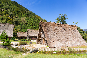 Image showing Japanese village Shirakawago