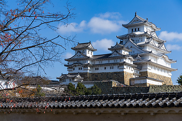 Image showing Traditional Japanese White Himeji castle