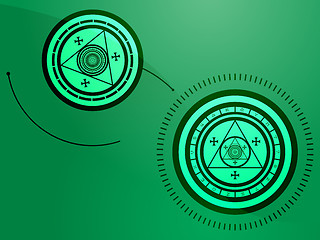 Image showing Occult symbols
