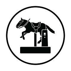 Image showing Horse machine icon