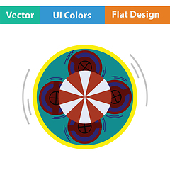 Image showing Carousel top view icon