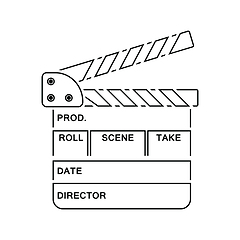 Image showing Clapperboard icon