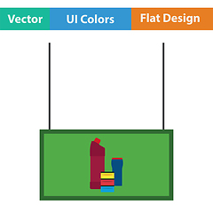 Image showing Household chemicals market department icon
