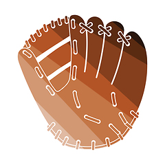 Image showing Baseball glove icon