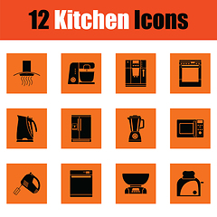 Image showing Kitchen icon set