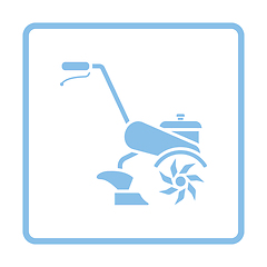 Image showing Garden tiller icon