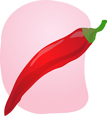 Image showing Chilli illustration