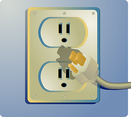 Image showing Electrical outlet