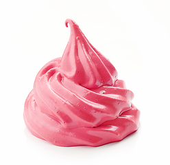 Image showing pink whipped cream