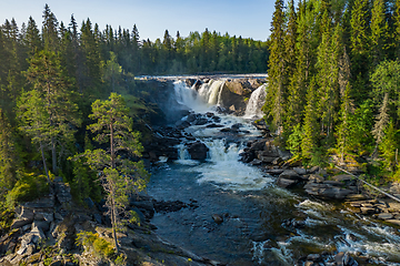 Image showing Ristafallet waterfall in the western part of Jamtland is listed