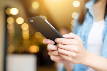 Image showing Woman use of smart phone