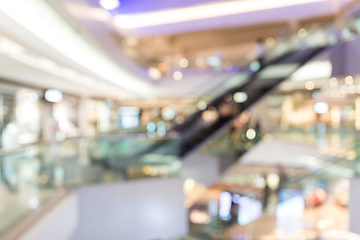 Image showing Abstract blur beautiful luxury shopping mall and retails store i