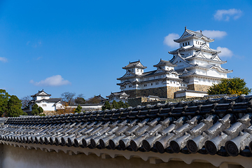 Image showing Traditional Himeji Castle in Japan