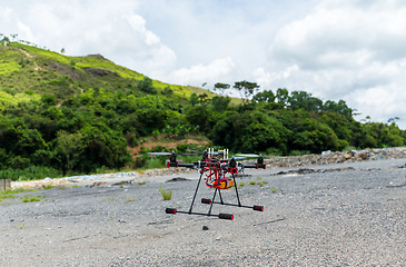 Image showing Flying drone