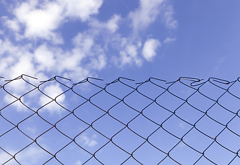 Image showing metal fence