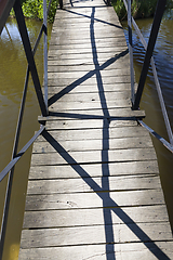 Image showing wooden bridge