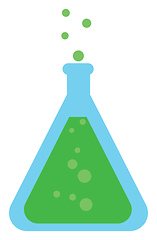 Image showing Image of chemistry - flask, vector or color illustration.