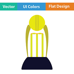 Image showing Cricket cup icon