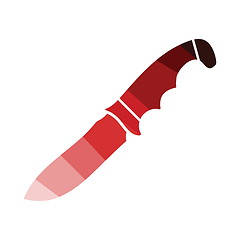 Image showing Hunting knife icon