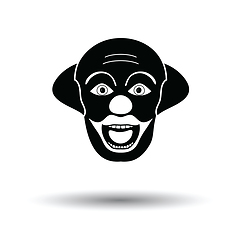 Image showing Party clown face icon