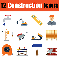 Image showing Construction icon set