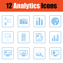 Image showing Analytics icon set