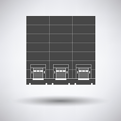 Image showing Warehouse logistic concept icon