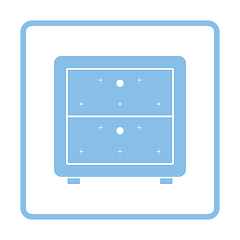 Image showing Bedroom nightstand icon