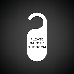 Image showing Mke up room tag icon