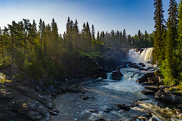 Image showing Ristafallet waterfall in the western part of Jamtland is listed