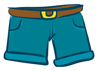 Image showing comfortable shorts vector or color illustration