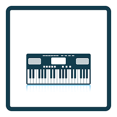 Image showing Music synthesizer icon