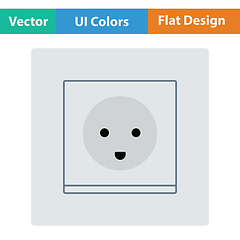 Image showing Austria electrical socket icon