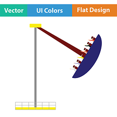 Image showing Boat the carousel icon