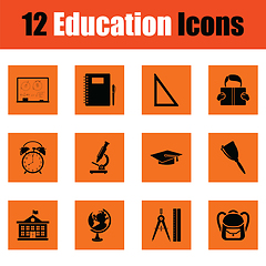 Image showing Education icon set
