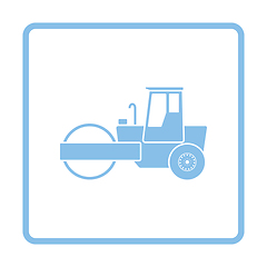 Image showing Icon of road roller