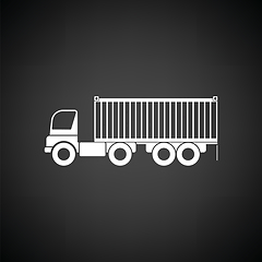 Image showing Container truck icon