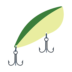 Image showing Icon of Fishing spoon