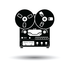 Image showing Reel tape recorder icon