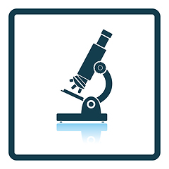 Image showing School microscope icon