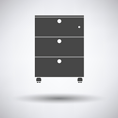 Image showing Office cabinet icon