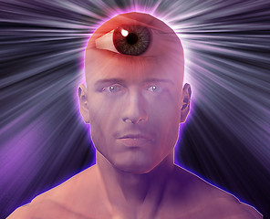 Image showing Third eye Man