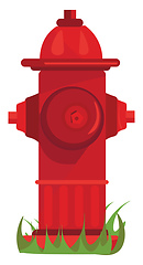 Image showing Fire hydrant, vector or color illustration.