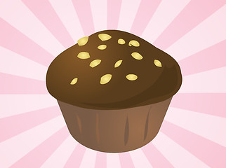 Image showing Cupcake illustration