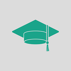 Image showing Graduation cap icon