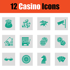 Image showing Casino icon set