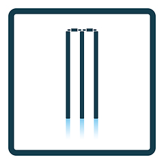 Image showing Cricket wicket icon