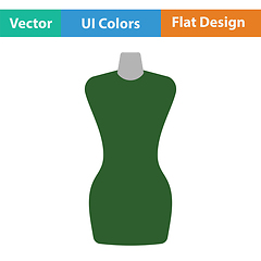 Image showing Tailor mannequin icon