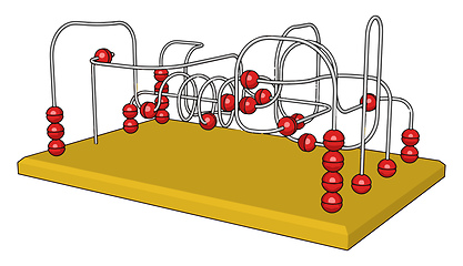 Image showing Colorful toy for playing vector or color illustration